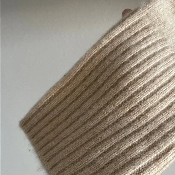 Banana Republic Light Tan Collared Cashmere Cardigan - Picture 8 of 8